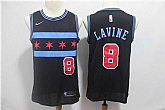 Bulls 8 Zach Lavine Black 2018 19 City Edition Nike Swingman Jersey,baseball caps,new era cap wholesale,wholesale hats